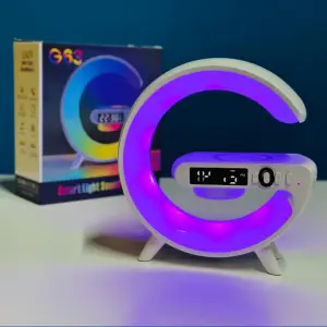 Intelligent Atmosphere RGB Light Bluetooth Speaker With Wireless Charging