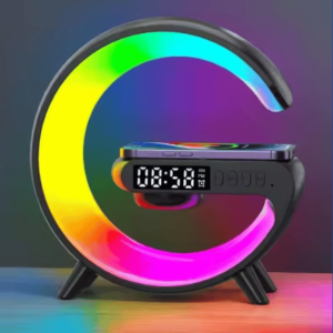 Intelligent Atmosphere RGB Light Bluetooth Speaker With Wireless Charging