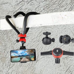 Octopus Tripod With Ball Head- Best For DSLR Or Smartphone Vlogging & Table Stand