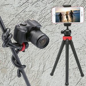 Octopus Tripod With Ball Head- Best For DSLR Or Smartphone Vlogging & Table Stand