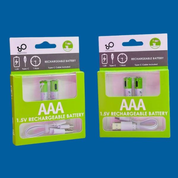 SmarToools RB20 AAA 1.5V 750 mWh Rechargeable Battery (2 Pcs Set)