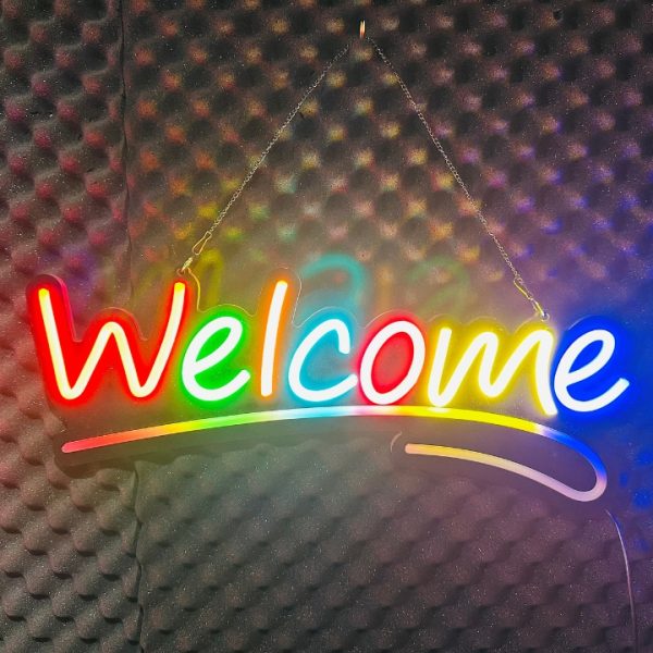 GearUP WELCOME10 Neon Sign For Greetings at Shop, Restaurant , Pharmacy, Cafe