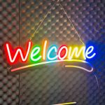 GearUP WELCOME10 Neon Sign For Greetings at Shop, Restaurant , Pharmacy, Cafe